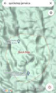 Google Satellite Terrain Image: Quickstep, Jamaica